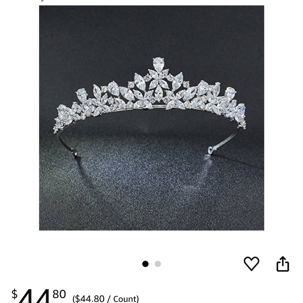 Elegant Silver Tiara